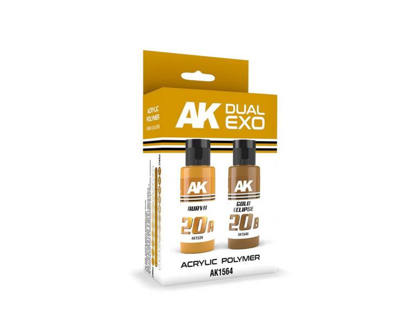 AK Interactive Acrylfarbe Auryn & Gold Eclipse Dual Exo Set (2x60ml) von AK Interactive