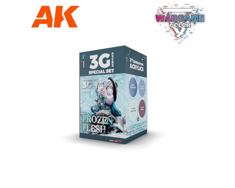 AK Interactive Acrylfarbe Wargame Set Frozen Flesh (4x17ml) von AK Interactive