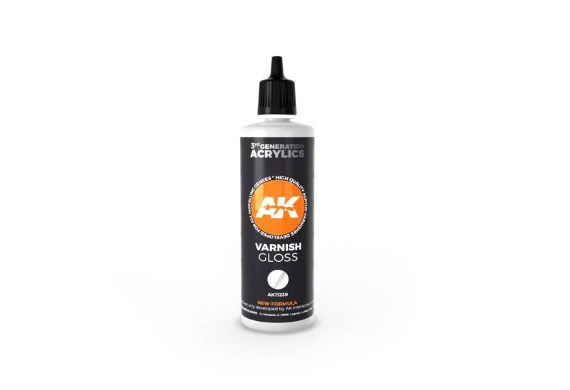 AK Interactive Airbrushpistole Gloss Varnish (100ml) von AK Interactive