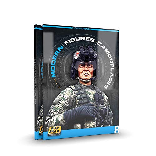 AK Interactive Learning Series Buch #8 ~ Moderne Militärfiguren und Tarnungen von AK Interactive
