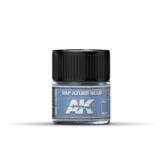 AK Interactive Real Color RAF Azure Blue 10ML Acrylic Hobby Paint Bottle von AK Interactive