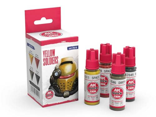 AK QUICK GEN SET AK17519 YELLOW SOLDIERS (4x18ml) von AK Interactive