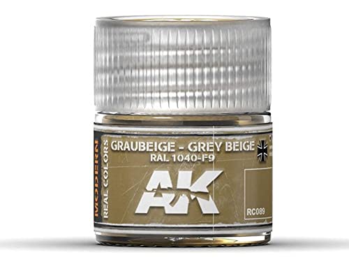 AK REAL COLORS RC089 Graubeige-Grey Beige RAL 1040-F9 (10ml) von AK-Interactive