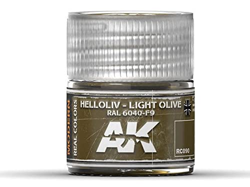 AK REAL COLORS RC090 Helloliv-Light Olive RAL 6040-F9 (10ml) von AK Interactive