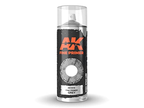 AK SPRAY AK1010 Fine Primer Grey (400ml) (2 nozzles) von AK Interactive