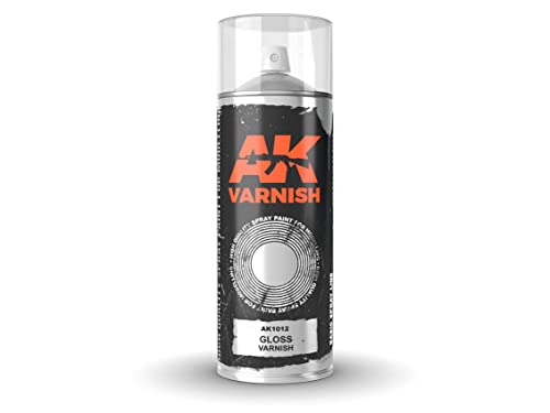 AK SPRAY AK1012 Gloss Varnish (400ml) (2 nozzles) von AK Interactive