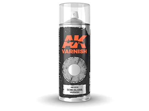 AK SPRAY AK1014 Semi-Gloss Varnish (400ml) (2 nozzles) von AK Interactive