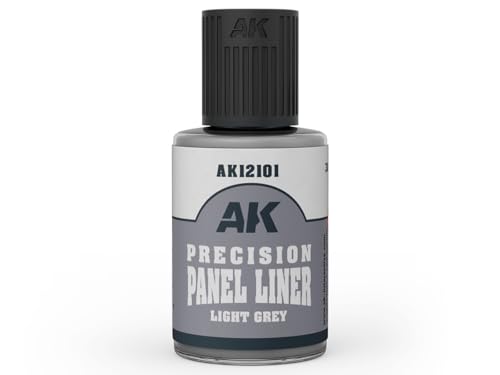 AK Weathering AK12101 PRECISION PANEL LINER - LIGHT GREY (30ml) (old PANELINER AK12019) von AK Interactive