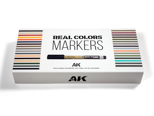 Ak Interactive - Special Box 34 Real Colors Markers von AK Interactive