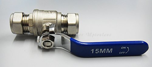 Kugelhahn-Kompressionsventil mit vollständiger Bohrung in Größen (15 mm/22 mm/28 mm) (22 mm) von AK