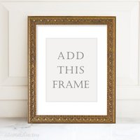 Rahmen Hinzufügen | 13 X 16 "Rahmen Dark Antique Gold Holzrahmen Mit Glas & Matting Nur Rahmen - Muss Zusammen Druck Gekauft Werden von AKAFoils