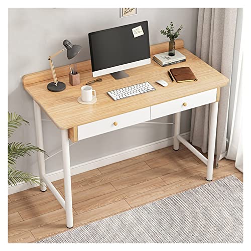 AKALNNB Moderner PC Schreibtisch Laptop Schreibtisch mit Doppelschubladen Aufbewahrungsbox Home Office Schreibstation mit stabilem X-förmigen Ständer Bürotische in 2 Farben AKALNNB Moderner PC Schreibtisch Laptop Schreibtisch mit Doppelschubladen Aufbewahrungsbox Home Office Schreibstation mit stabilem X-förmigen Ständer Bürotische in 2 Farben von AKALNNB