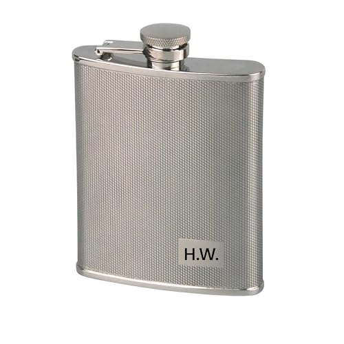 Flachmann mit Gravur, Personalisierte Geschenke Geburtstagsgeschenk für Männer Frauen Partner Freund Jahrestag Geschenk für Ihn Sie Männergeschenke Gadgets Geburtstagsgeschenke 240ml von AKANX
