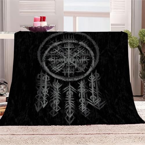 AKATIE Wikinger-Runen Kuscheldecke 180x220 Wohndecke 3D Skandinavien Flanelldecke Groß Hochwertige Sommer Winter Warme Bett Wohndecke Sofaüberwurf Decke Tagesdecke AKATIE Wikinger-Runen Kuscheldecke 180x220 Wohndecke 3D Skandinavien Flanelldecke Groß Hochwertige Sommer Winter Warme Bett Wohndecke Sofaüberwurf Decke Tagesdecke von AKATIE