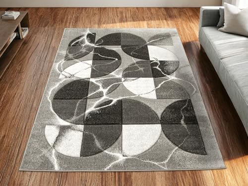 AKCILA Amelia Teppiche Wohnzimmer Grau 60x100 cm| Teppich Schlafzimmer |Tepich Waschbarer |Teppich groß |Bedroom Carpets |Rug The Carpet Living Room | Area Rugs | Teppiche Gegend Rechteckig |dywan von AKCILA