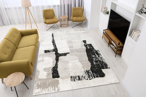 AKCILA Kashmir Teppiche Wohnzimmer, Abstrakt, 300x400 cm,Teppich Schlafzimmer, Tepich Waschbarer, Teppich groß, Bedroom Carpets, Rug The Carpet Living Room, Area Rugs, Teppiche Gegend Rechteckig von AKCILA