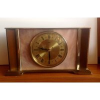 Metamec Vintage Uhr - Mantel Regal Recycelte Batterie von AKClocks