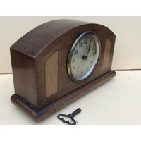 Original Uhr Vintage Holzgehäuse Mantel Regal 1930Er Jahre von AKClocks