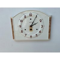 Vintage Ingersoll Keramik Uhr - Creme Küchenuhr von AKClocks