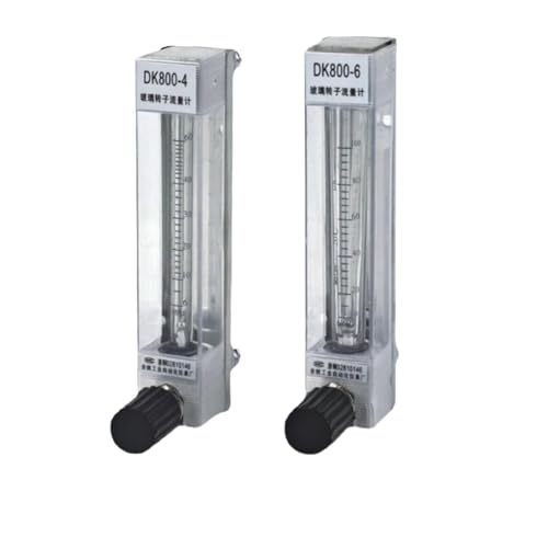 1 Stück DK800-4 Glas-Rotameter Durchflussmesser mit variabler Fläche, for Luft, Sauerstoff, Stickstoff, Gas, industrieller Präzisionsdurchflussmesser, Labor(1.6-16L-H) von AKDDNZX
