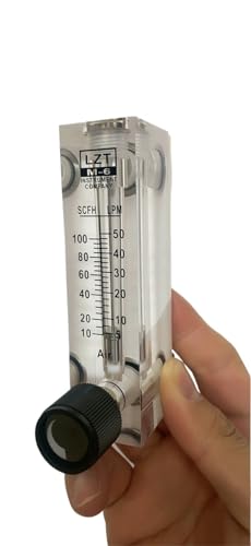 1 Stücke Gas-Luft-Durchflussmesser 1/4 "ZG Weiblich Quadratische Platte Typ Rotameter LZT-6T 0,1-1LPM 10-100LPM 1-10LPM 2-20LPM 0,5-5LPM(5-50LPM) von AKDDNZX