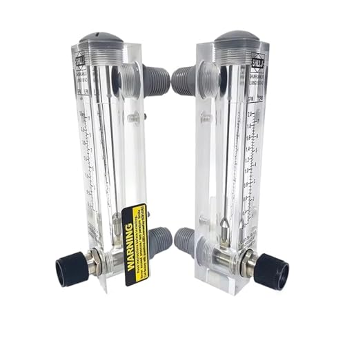 1 Stücke Hochpräzise Organische Glas Rotor Floater Panel Typ Durchflussmesser Messgerät Flüssigkeit Wasser Gas LZM((0.5-4 L - min)) von AKDDNZX