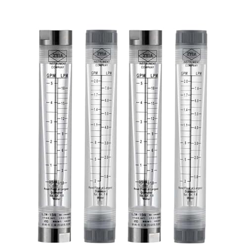 1 Stücke LZM-15G Edelstahl 304/Kunststoff Gelenkschnittstelle Flüssigkeitsdurchflussmesser Wasserrohrtyp Luftdurchflussmesser Gas-Rotameter(0.5-4LPM Liquid,SUS 304) von AKDDNZX