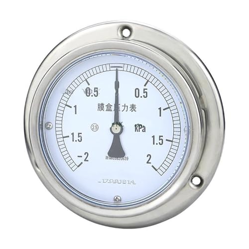 100mm Druckmessgerät Differenzdruck Flanschrand YE100ZT(0-16KPa) von AKDDNZX
