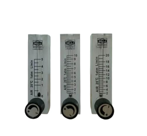 1PCS LZQ-6 Luft Gas Durchflussmesser mit Regelventil for Sauerstoff Conectrato 0-5LPM 2-10LPM 2-20LPM(0-5LPM) von AKDDNZX