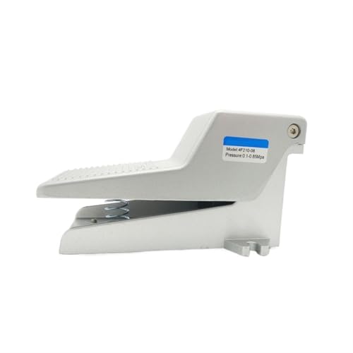 4F 210-08 Fußventil 2 Positionen 5 Wege Fußventil Pedalventil 1/4 G Gewinde Direktgesteuertes pneumatisches Luftventil(5PCS) von AKDDNZX
