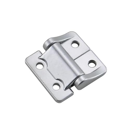 Dämpfungsscharnier, Drehmomentscharnier, zufälliger Stopp, beliebiges Positionierungsscharnier, schwarz, Industrieausrüstung, tragendes Scharnier, 1 Stück(Silvery,2.3N.m) von AKDDNZX