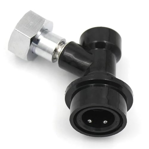 Einstellbarer Wasserhahn mit Kugelverschluss, Schnellkupplung, Fasstrenner for Bierfässer, Homebrew-Fass-Kit(Navy Blue) von AKDDNZX
