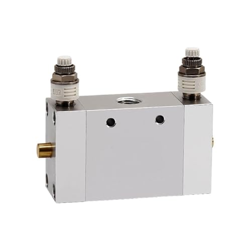 Pneumatischer Schalter ZDV-08 Schalter Automatisches Kolbenventil Drehzahlregelventil Zweipositions-Fünfweg-Umschaltventil(ZDV-08 6mmFitting) von AKDDNZX