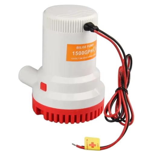 Tauch-Bilgenpumpe 12V 24V 1500GPH Elektrische Wasserpumpe for Wasserflugzeug Motor(24V 1500GPH) von AKDDNZX