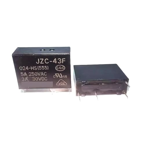 5 teile/los Relais JZC-43F 012-HS -024-HS (555) 4PIN schließer 5A JZC-43F-012-HS JZC-43F-024-HS(JZC-43F 024-HS) von AKDJKGTKJ