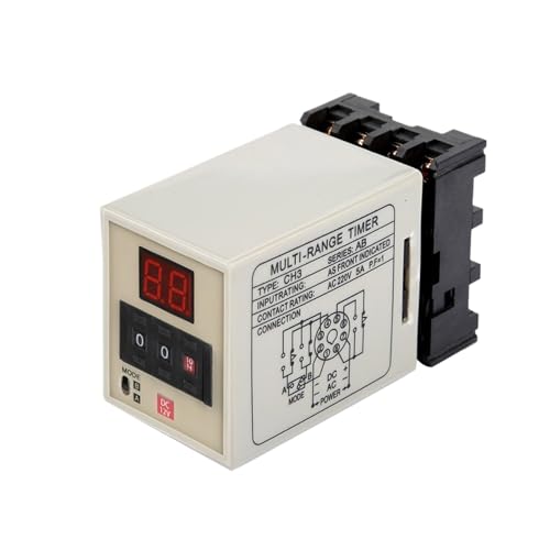 AH3-DM Dual-Modus-Verzögerungszeitrelais 0,01S-99H LED-Anzeige(DC 12V) von AKDJKGTKJ