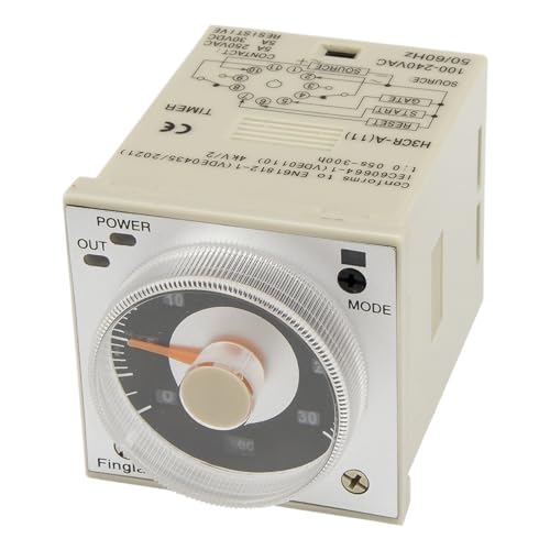 H3CR-A 11-poliges Zeitrelais der H3CR-Serie Verzögerungszeitgeber AC 100-240 V DC 24 V 12 V(24VDC) von AKDJKGTKJ