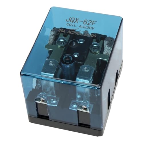 JQX-62F elektromagnetisches Relais DPDT Hochleistungsrelais JQX-62F-2Z AC 220 V DC 24 V 12 V(Copper 12VDC) von AKDJKGTKJ