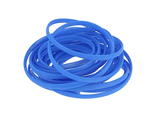 Bowdenzug-Cover Blau, Geflechtschlauch, Länge 5 Meter von AKF