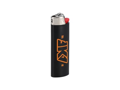 Maxi-BIC Feuerzeug 20 Years - AKF - Schwarz mit Chromkappe von AKF