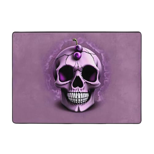 AKGFFDS Teppich mit Traubenkopf-Druck, 203,2 x 147,3 cm, für Wohnzimmer, Büro, Couchtisch, Bett, Balkon, weich, flauschig, wasserabsorbierend, langlebig von AKGFFDS