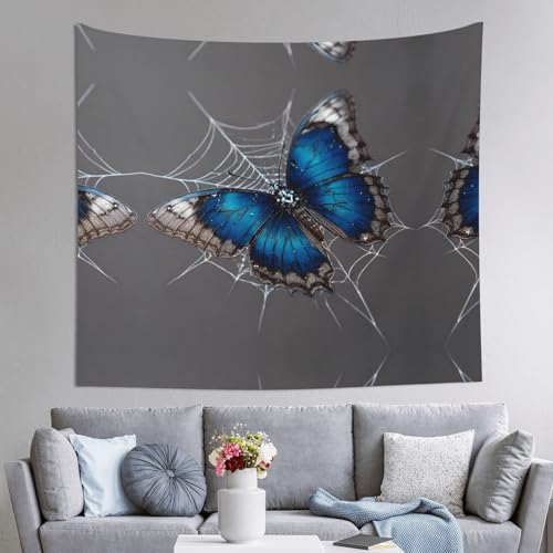 AKGFFDS Wandteppich, Spinnennetz-Schmetterling, 152,4 x 129,5 cm, weich, leicht, für den Innen- und Außenbereich. Für Schlafzimmer, Schlafsaal, Strandtuch, Picknicktücher AKGFFDS Wandteppich, Spinnennetz-Schmetterling, 152,4 x 129,5 cm, weich, leicht, für den Innen- und Außenbereich. Für Schlafzimmer, Schlafsaal, Strandtuch, Picknicktücher von AKGFFDS