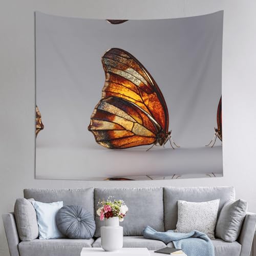 AKGFFDS Wandteppich, goldfarben, gepunkteter Schmetterling, 152,4 x 129,5 cm, weich, leicht für den Innen- und Außenbereich. Für Schlafzimmer, Schlafsaal, Strandtuch, Picknicktücher AKGFFDS Wandteppich, goldfarben, gepunkteter Schmetterling, 152,4 x 129,5 cm, weich, leicht für den Innen- und Außenbereich. Für Schlafzimmer, Schlafsaal, Strandtuch, Picknicktücher von AKGFFDS