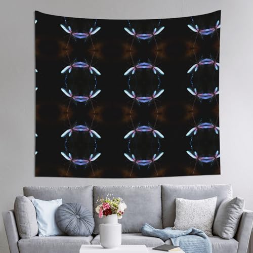 AKGFFDS Wandteppich Cyber-Libellen-Druck, 152,4 x 129,5 cm, weich, leicht, für den Innen- und Außenbereich. Für Schlafzimmer, Schlafsaal, Strandtuch, Picknicktücher AKGFFDS Wandteppich Cyber-Libellen-Druck, 152,4 x 129,5 cm, weich, leicht, für den Innen- und Außenbereich. Für Schlafzimmer, Schlafsaal, Strandtuch, Picknicktücher von AKGFFDS
