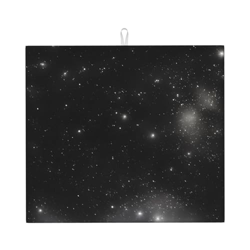 Abtropfmatte für Küche AKGFFDS Schwarz und Weiß Galaxie Druck ultra saugfähig, wendbar und stilvoll Küche Arbeitsplatte Matte Abtropfmatte für Küche AKGFFDS Schwarz und Weiß Galaxie Druck ultra saugfähig, wendbar und stilvoll Küche Arbeitsplatte Matte von AKGFFDS