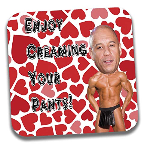 Funny/Rude Geschenk Sexy Hunk Untersetzer – Für die Vin Diesel Admirer von AKGifts