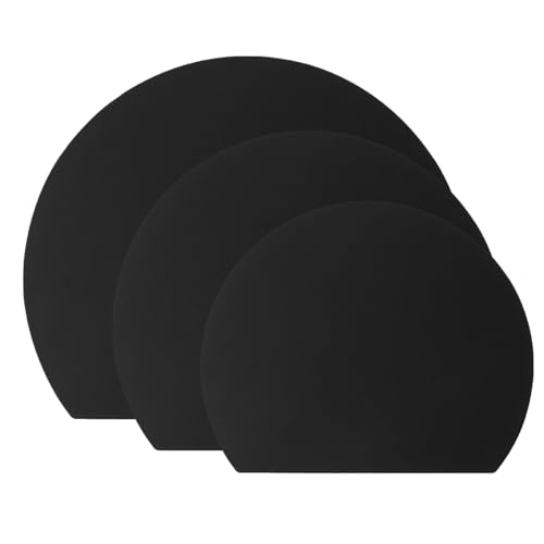 AKINOYAMA TPU Schneidebrett Extra Large rutschfest und leicht zu reinigen spülmaschinenfest BPA-frei fühlt sich an wie die Verwendung eines Bambusbretts messerfreundlich (Halbrundes Set) von AKINOYAMA