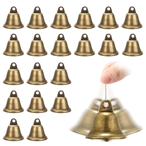 Glöckchen zum Basteln, 20 Stück Bronze Vintage Kleine Glöckchen zum Basteln mit Karabinerhaken Weihnachts Glocken für Christbaumschmuck Hochzeiten Windspiele DIY Festliche Dekoration Hundetraining Glöckchen zum Basteln, 20 Stück Bronze Vintage Kleine Glöckchen zum Basteln mit Karabinerhaken Weihnachts Glocken für Christbaumschmuck Hochzeiten Windspiele DIY Festliche Dekoration Hundetraining von AKINSTER