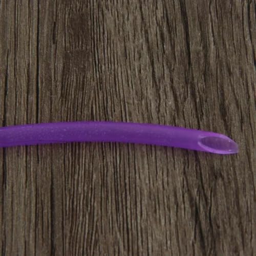 Flexibler Silikonschlauch, Gummischlauch, weicher Schlauch, Getränkeleitung, Wasserschlauchanschluss, ID 1 2 3 4 5 6 7 8 9 10 12 mm, 1 Meter, LILA, ID 10 mm, AD 12 mm von AKJXI