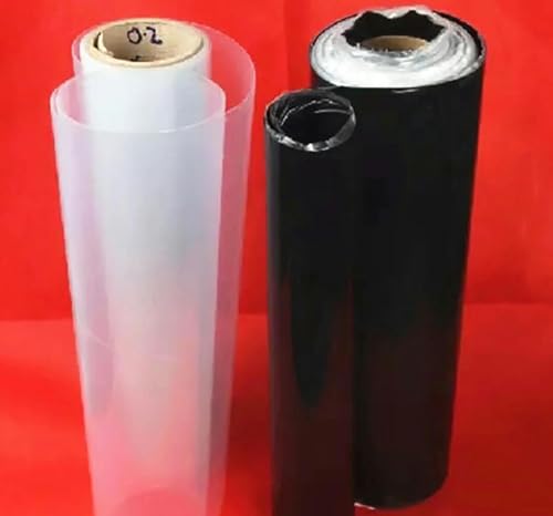 Stück ultradünne Gummifolie, 500 x 500 mm, dick, 0,1/0,2/0,3–3 mm, hochtemperaturbeständige Plattendichtungsmatte, Dichtungsdichtung-500 x 500 x 0,5 mm-Schwarz von AKJXI